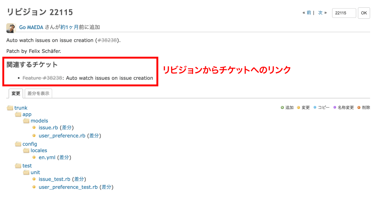 Redmineとバージョン管理システムの連携 — Redmine.JP